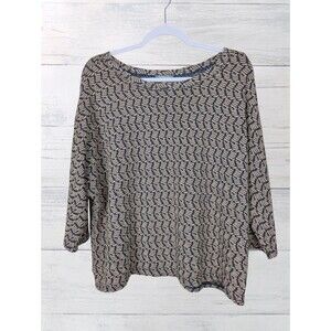 Habitat Artsy Textured Crinkle Top Size M